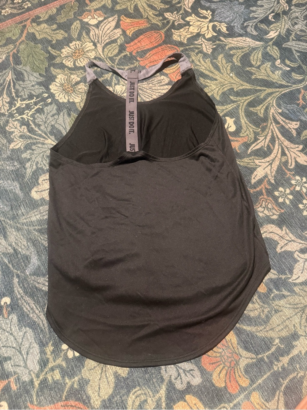 Nike Black Women's Racerback Performance Tank - Picture 2 of 2